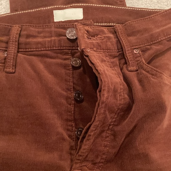 Mother High Rise Ankle Straight Leg Corduroy Pant - Picture 8 of 8